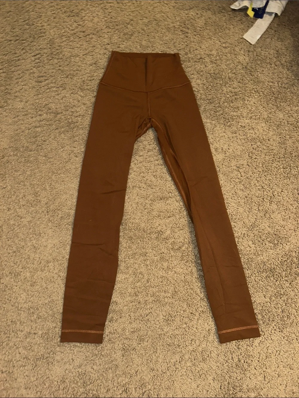lululemon athletica High-Rise Leggings in Chocolate Brown